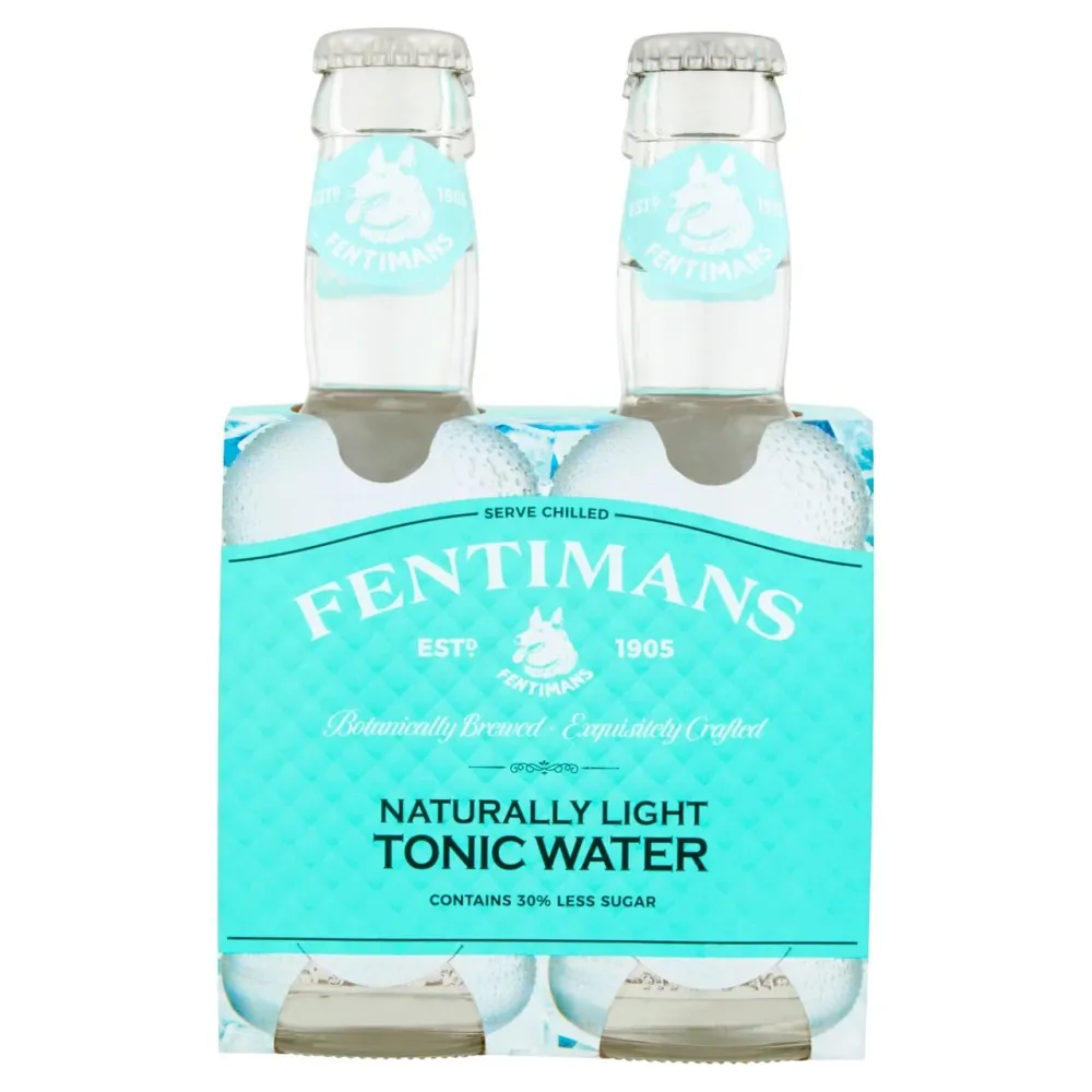 Fentimans Acqua tonica naturalmente leggera 4 x 200 ml
