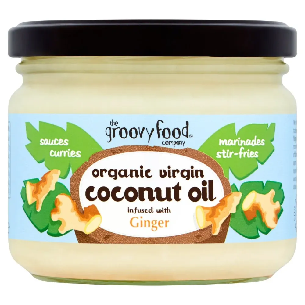 Olio di Cocco Vergine Infuso con Zenzero 283ml