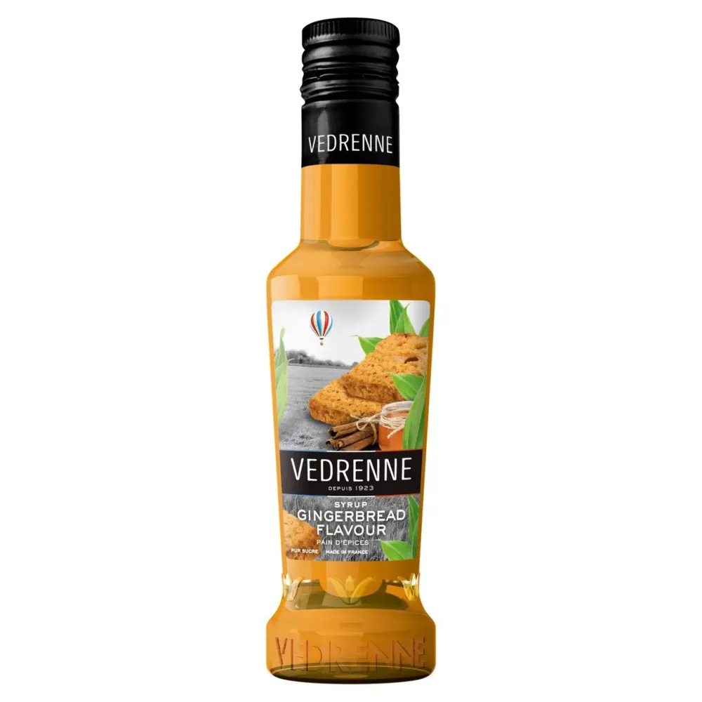 Vedrenne Sciroppo Di Pan Di Zenzero 250ml
