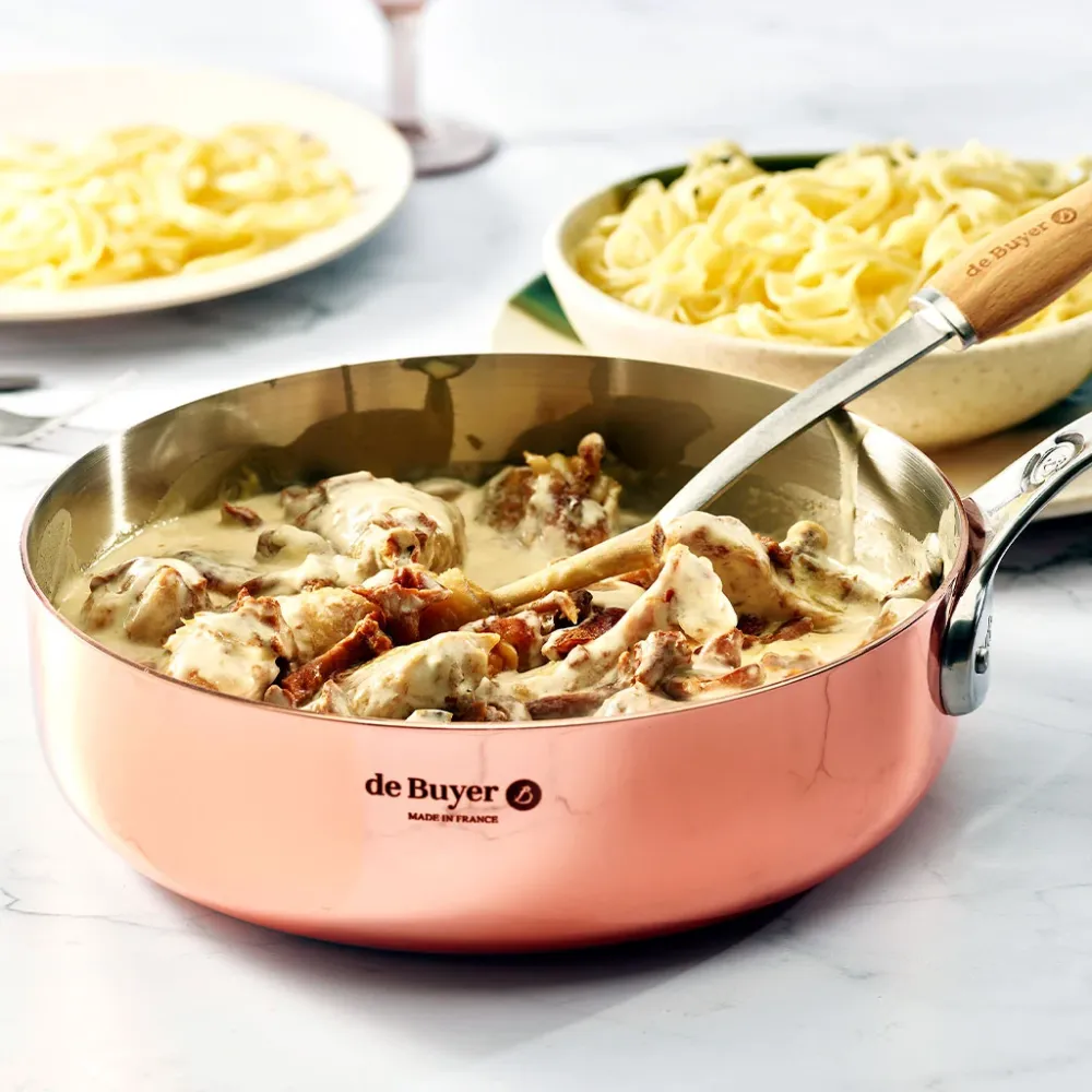 Inocuivre sauté rame con manico acciaio inox De Buyer