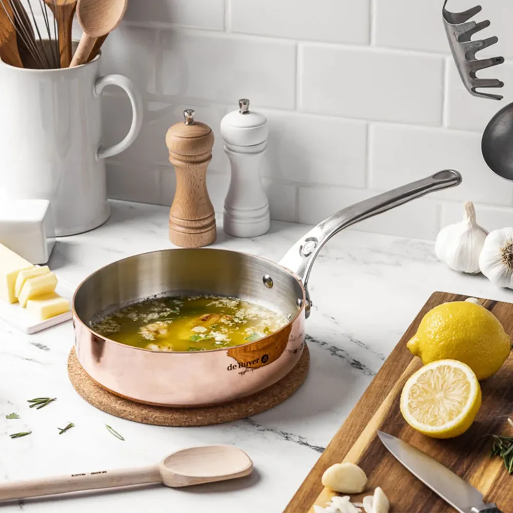 Inocuivre sauté rame con manico acciaio inox De Buyer