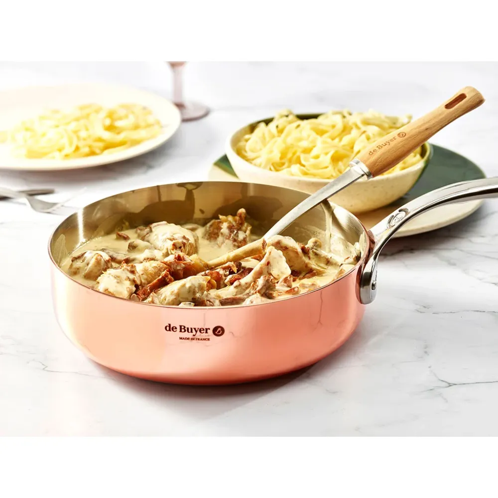 Inocuivre sauté rame con manico acciaio inox De Buyer