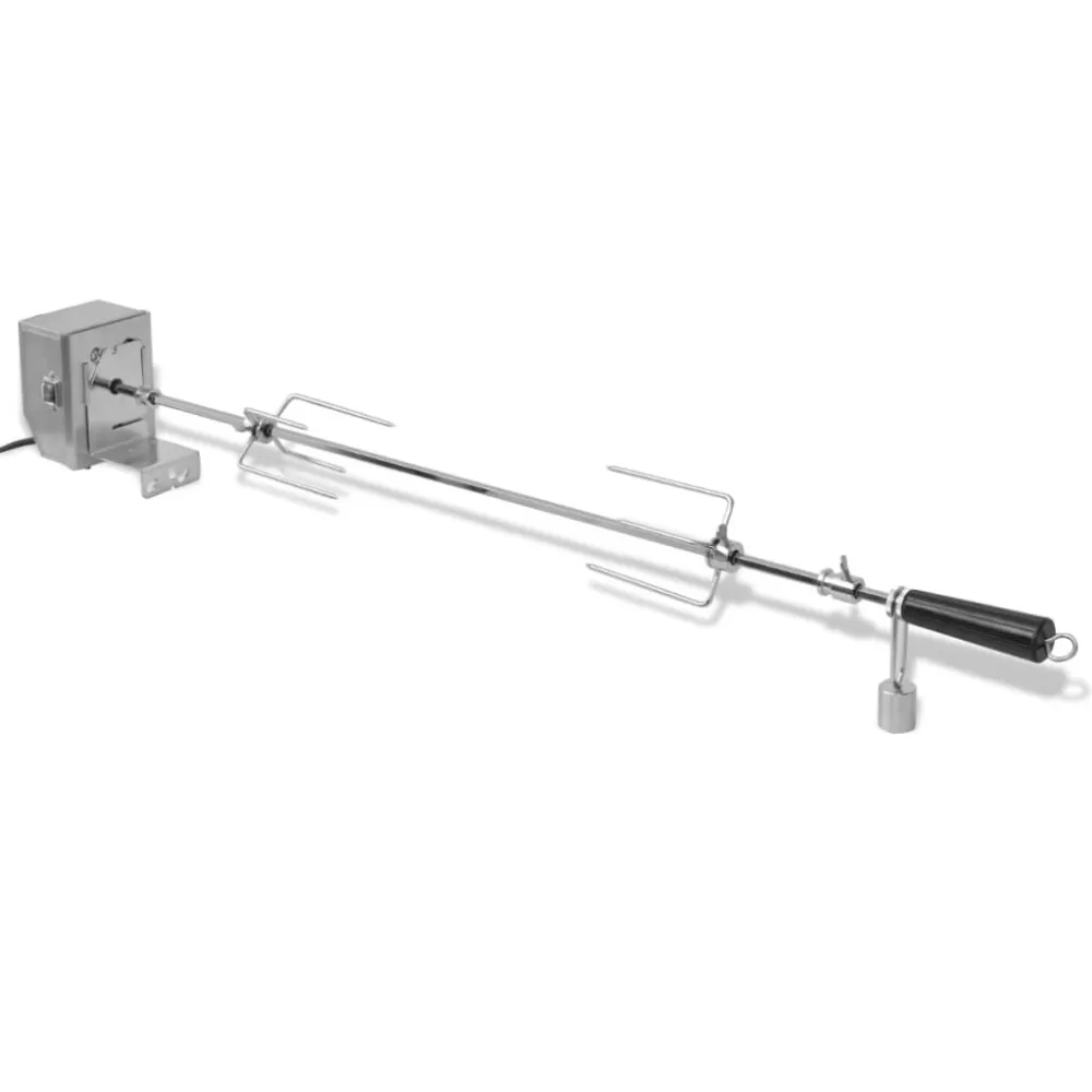 Spiedo con Motore Professionale Acciaio 900 mm