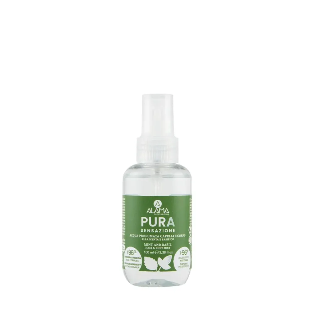 ALAMA PROFESSIONAL PURA ESSENZA - Acqua profumata capelli e corpo Menta e Basilico