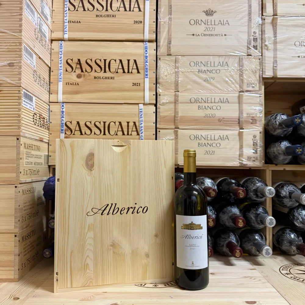 Alberico Bianco 2020 Tenuta Principe Alberico - Cassa Legno 3 Bottiglie