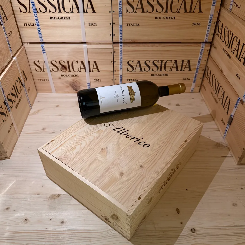Alberico Bianco 2020 Tenuta Principe Alberico - Cassa Legno 3 Bottiglie