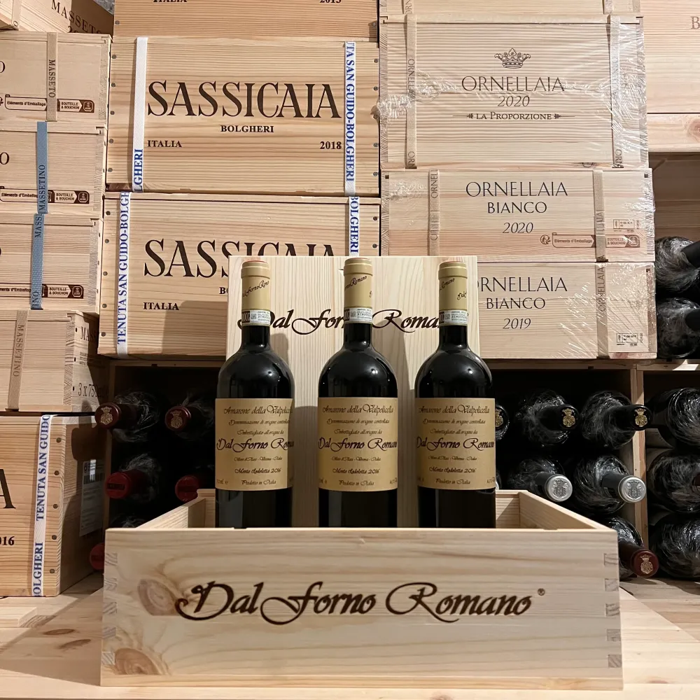 Amarone della Valpolicella DOCG Monte Lodoletta 2016 Dal Forno Romano - Cassa Legno 3 Bottiglie