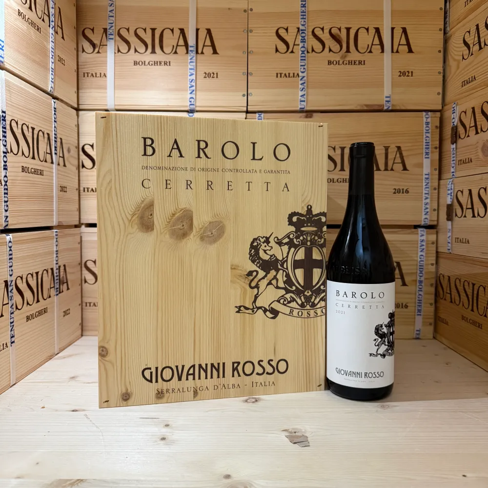 Barolo DOCG Cerretta 2021 Giovanni Rosso - Cassa Legno 6 Bottiglie