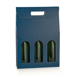 3 bottiglie f.to 270x90x385mm spot blu