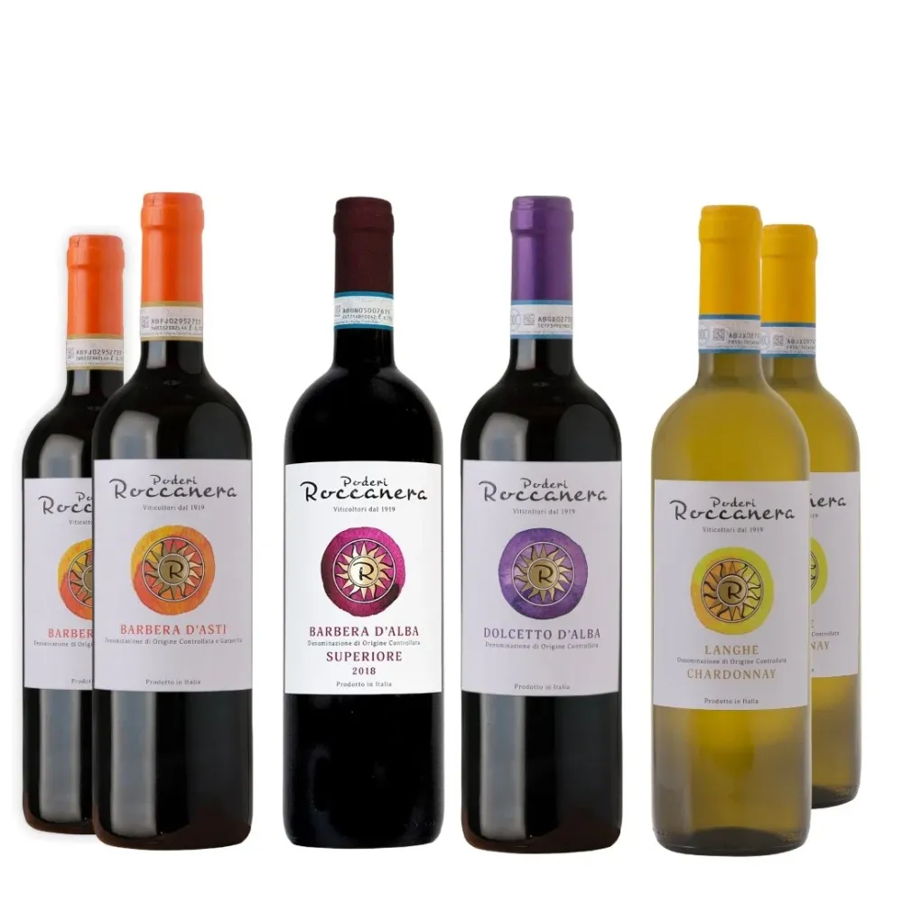 Box misto 6 bottiglie Poderi Roccanera