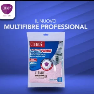 Clendy Panno Multifibre Professional | Microfibra Tecnica ad Elevata Forza Pulente | Anti-Aloni Universale per Vetri Accia...