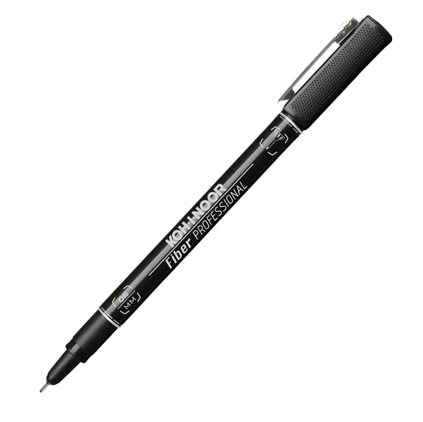KOH.I.NOOR - DH2102 - Fineliner Professional Fiber - 0,2mm - nero - Koh.I.Noor - 81084 - Conf. da 10 Pz.