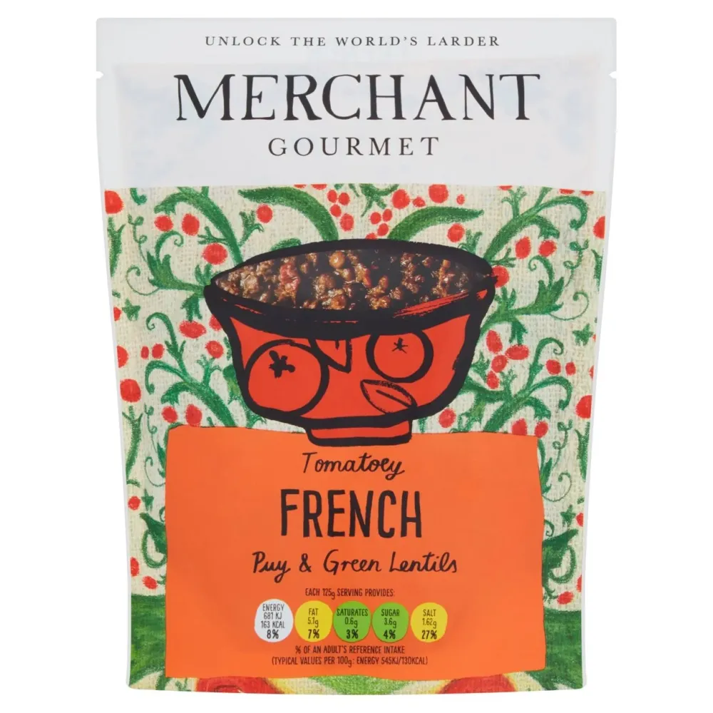 Merchant Gourmet Pomodoro Puy Francese e Lenticchie Verdi 250g
