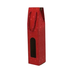 Porta bottiglie 300g 8,8x38,5x8,3cm - rosso