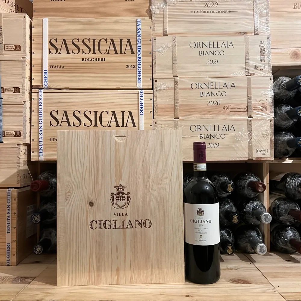 Villa Cigliano 2020 Chianti Classico Gran Selezione DOCG Marchesi Antinori - Cassa Legno 3 Bottiglie