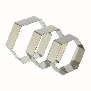 Anello per torta Schneider "esagono" 200 mm acciaio inossidabile 155120