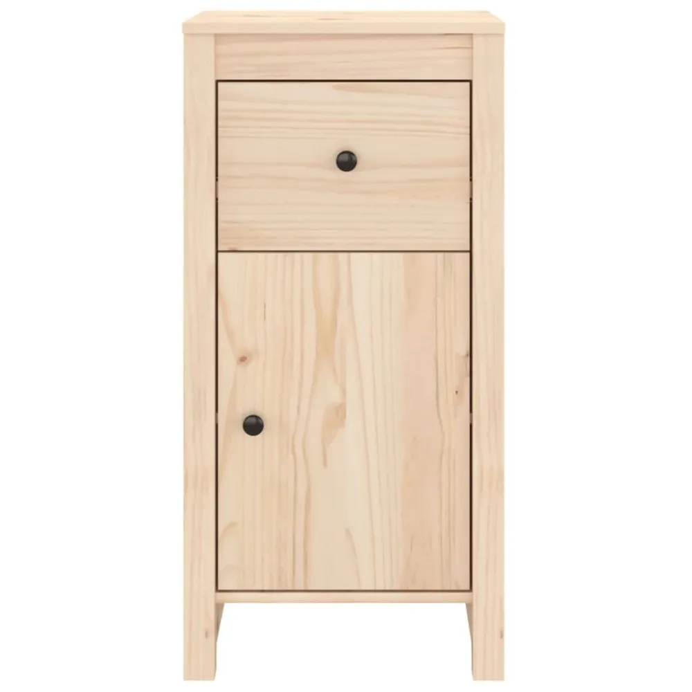 Credenze 2 pz 40x35x80 cm Legno Massello di Pino