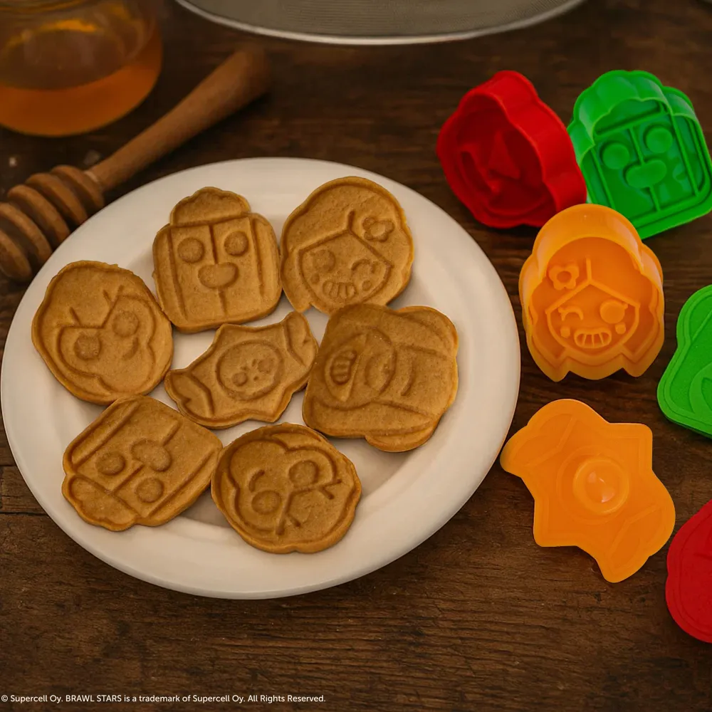 Set di 6 Formine per Biscotti Brawl Stars