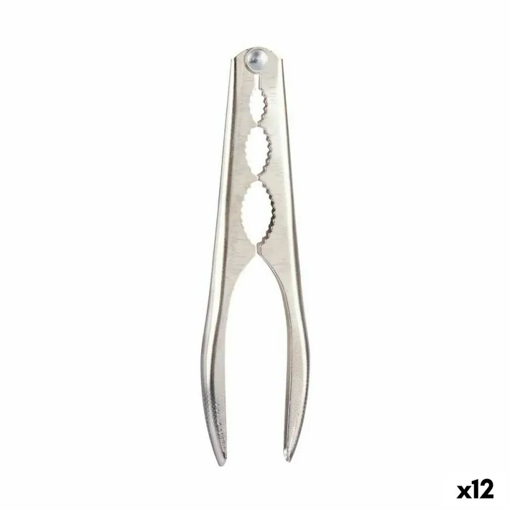 Schiaccianoci Kinvara Argentato Argento Acciaio 16,5 x 1,5 x 4,5 cm (12 Unità)