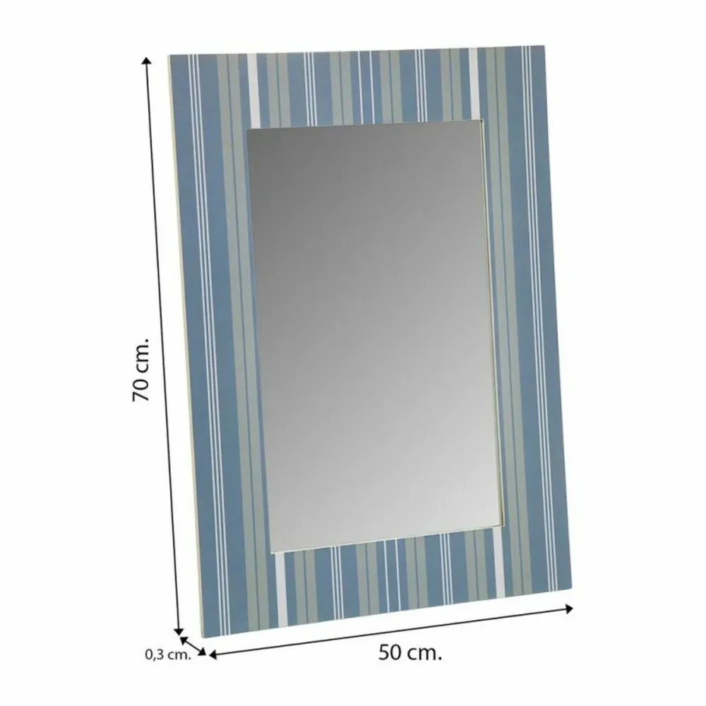 Specchio da parete Alexandra House Living Truciolare 70 x 3 x 50 cm
