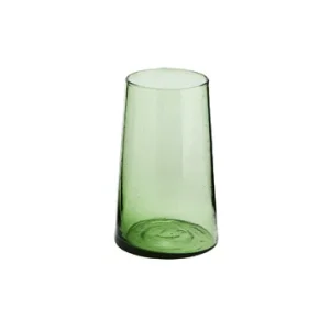 Bicchiere da acqua imponente vetro verde Balda Madam Stoltz - 12cm