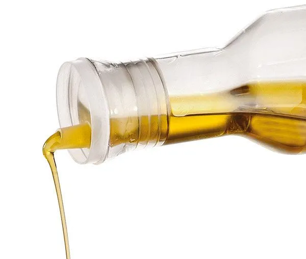 Bicchiere di ricambio APS per aceto/olio Ø 6 cm altezza: 185 cm 200 ml vetro coperchio acciaio inox lucido beccuccio polie...