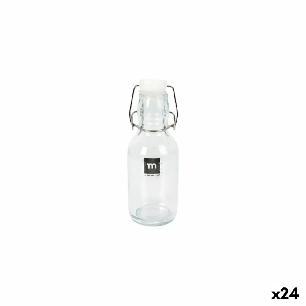 Bottiglia di Vetro La Mediterránea Vetro 250 ml (24 Unità)