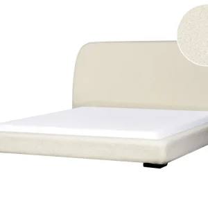 Boucle EU Super King Size Bed Camoscio ROISEL