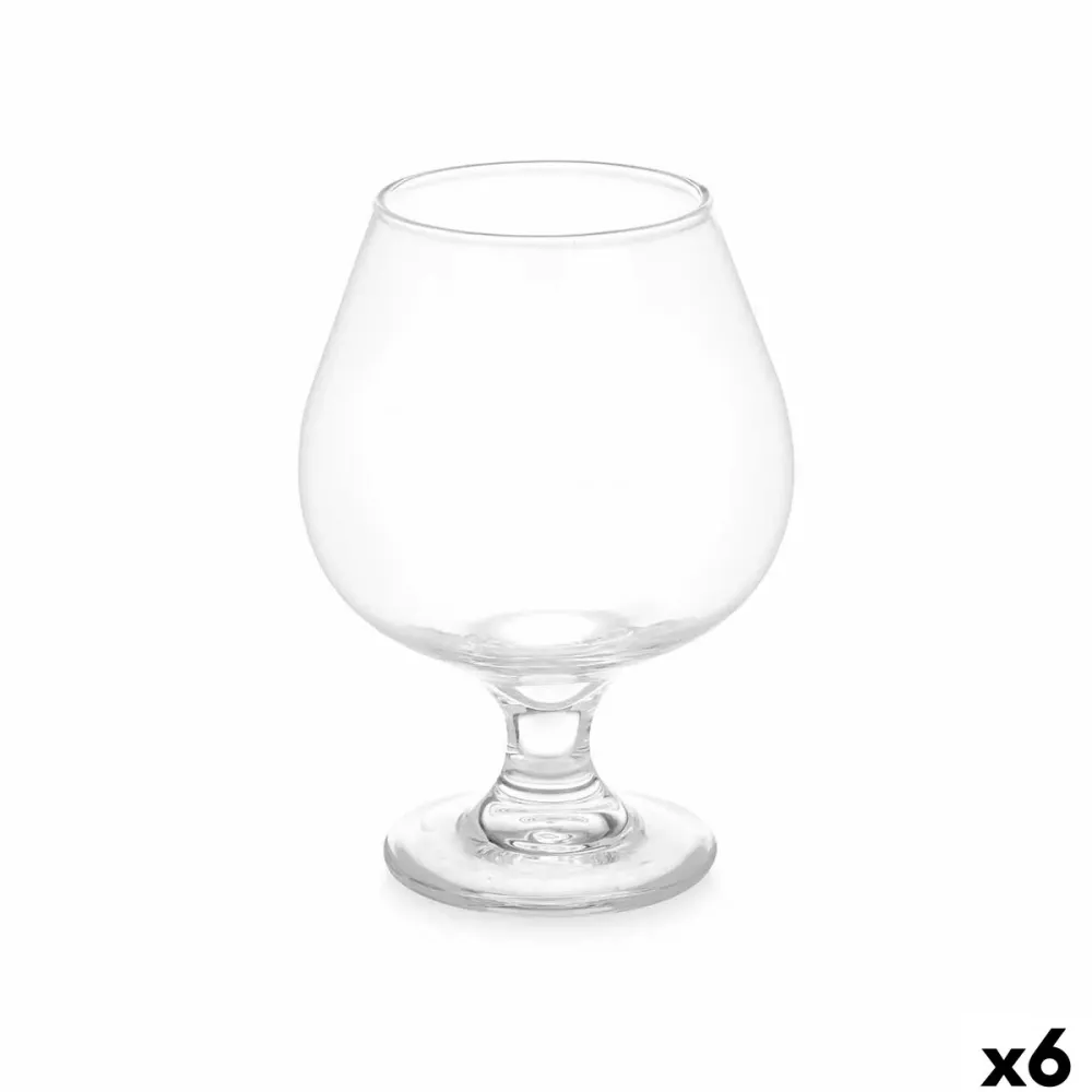Calice Vivalto Trasparente Vetro 500 ml 10 x 15 x 10 cm (6 Unità)