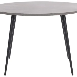 Round Dining Table ⌀ 120 cm Concrete Effect Nero puro ODEON