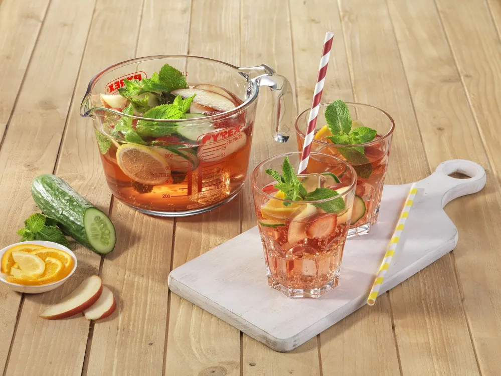 Set di 3 caraffe dosatrici vetro - Classico