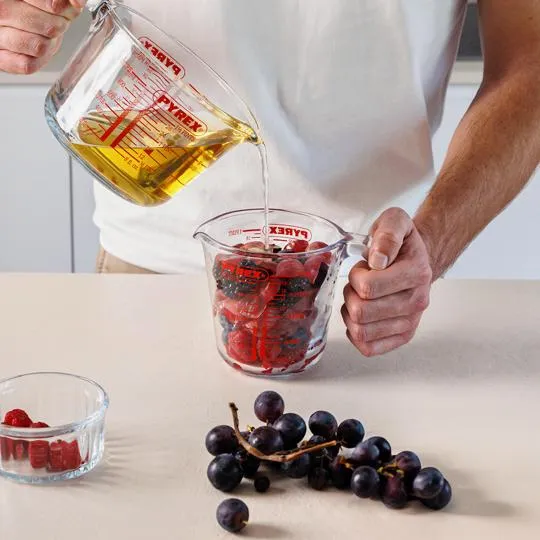 Set di 3 caraffe dosatrici vetro - Classico