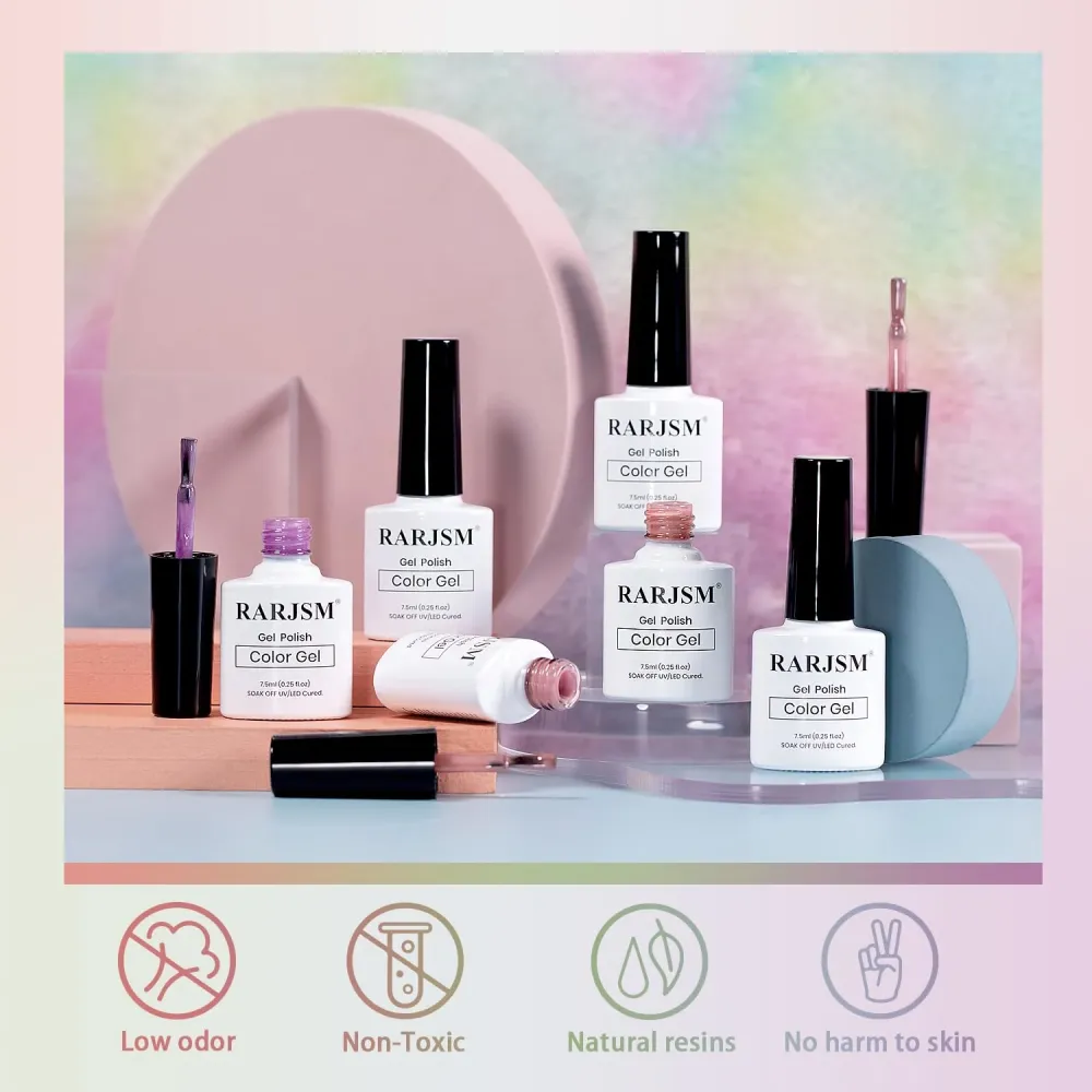 Smoothie Bliss Moonlight Cat Eye Gel Polish - TPO HEMA Free 6 Colors Set 7.5ml