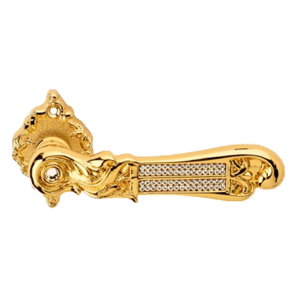 Tiffany Linea Calì Rete Metallo prezioso Zecchino Maniglia con Swarovski per Porta