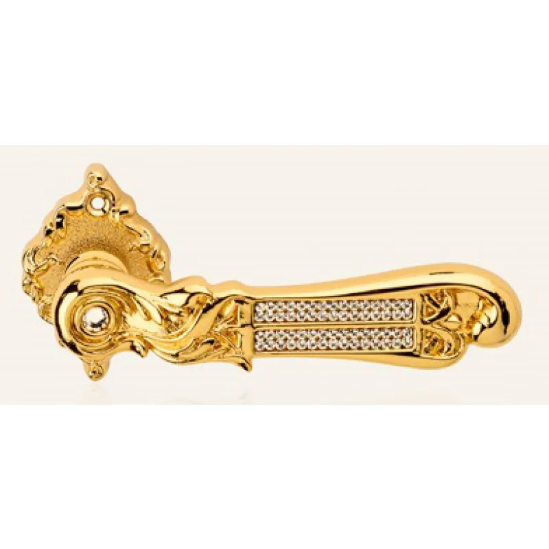 Tiffany Linea Calì Rete Metallo prezioso Zecchino Maniglia con Swarovski per Porta